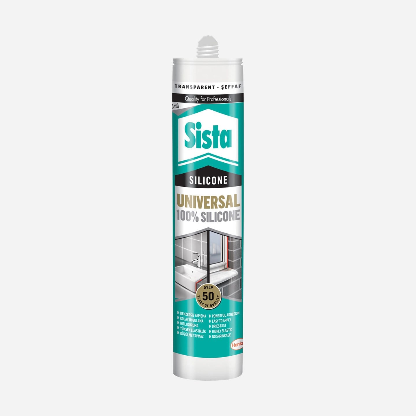 Sista Universal Silikon Şeffaf 280Ml-2496108