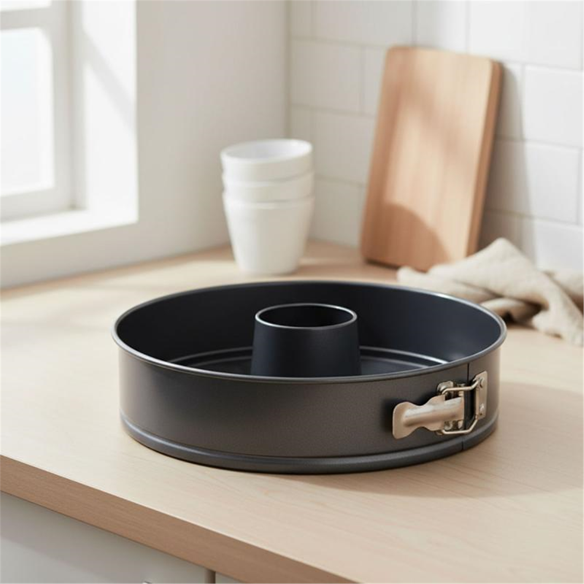 Superior Kelepceli Çift Tabanli Pasta Kek Kalıbı Q24Cm Metaltex-220613