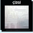 Tavan Kaplama Çizgi 50X50Cm 2M2 8 Adet