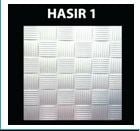 Tavan Kaplama Hasır 50X50Cm 2M2 8 Adet