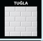 Tavan Kaplama Tuğla 50X50Cm 2M2 8 Adet