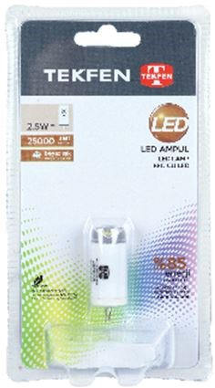 Tekfen Led Ampul 2.5W 200Lm Beyaz G4 Kapsul 12V Bls-Tp G4301G4Cwbl