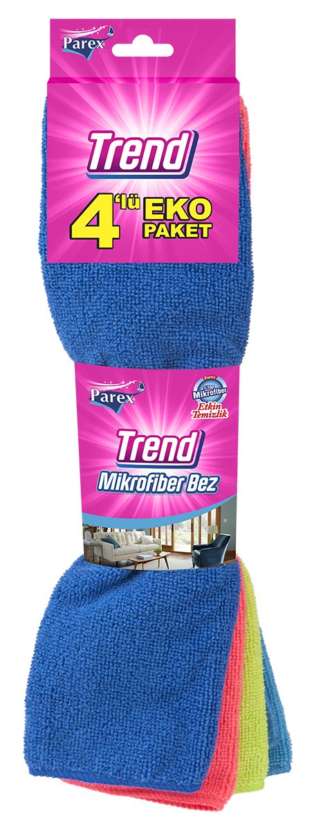 TREND MIKROFIBER TEMIZLIK BEZI 4 LU