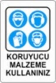 Uyari Levhasi Koruyu. Mlz Kullanan 16*24Cm-Yul 304