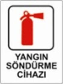 Uyari Levhasi Yangin Sondurme Cihazi 25*35Cm -Yul 404
