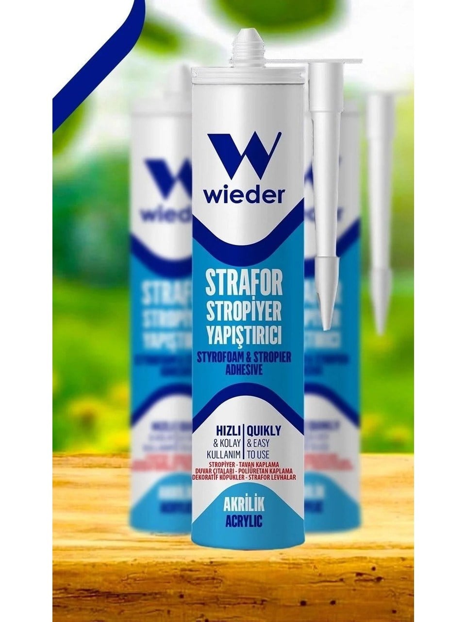 Wieder Strafor Yapıştırıcı 450 Gr Kartuş- 13007