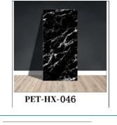 Yapışkanlı Pet Mermer 60X-120 Black- Pet-Hx-046
