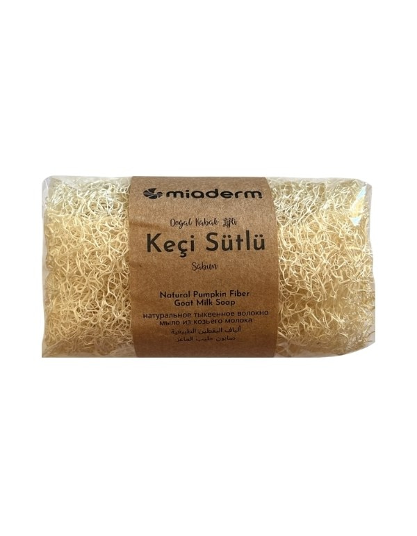 Doğal Kabak Lifli Keçi Sütlü Sabun | 120gr