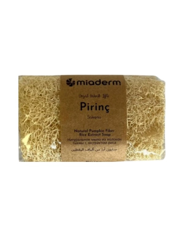 Doğal Kabak Lifli Pirinç Özlü Sabun | 120gr