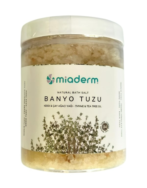 Kekik & Çay Ağacı Yağı Doğal Banyo Tuzu | 300 gr