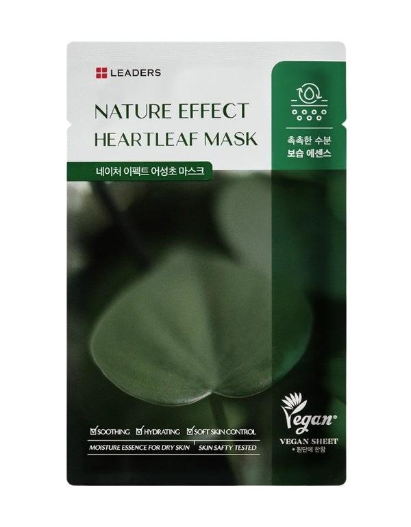 Nature Effect Heartleaf Mask | Hassas ve Akneye Yatkın Ciltler İçin Yatıştırıcı Kağıt Maske