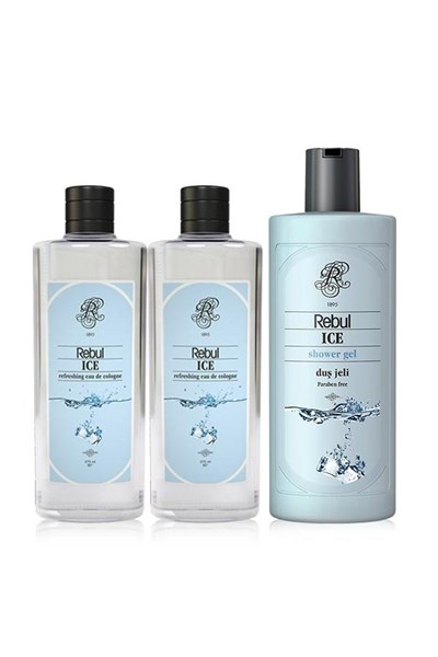 Ice 2 adet 270 Ml Kolonya ve 500 ml Duş Jeli Seti