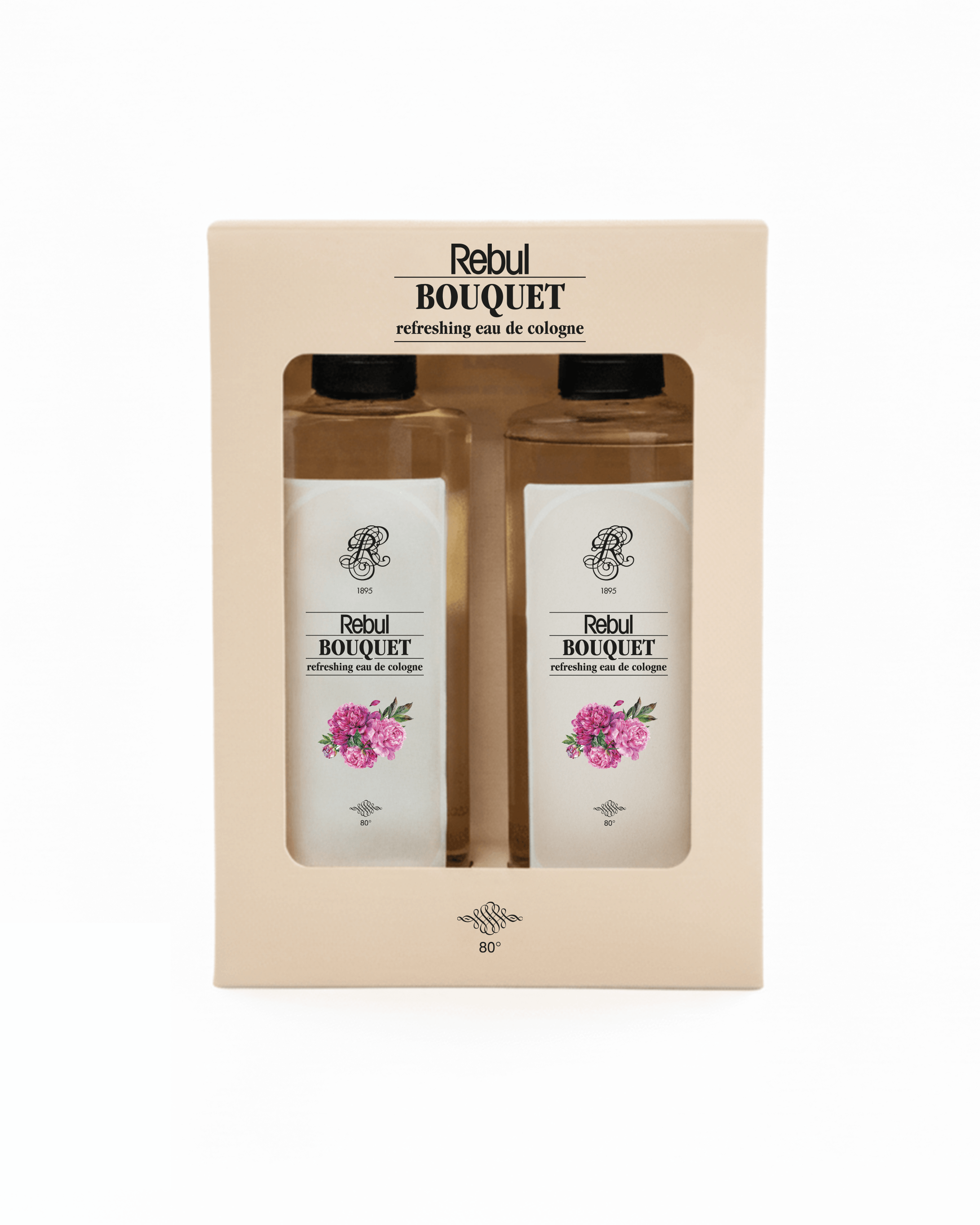Rebul Bouquet EDC Kolonya 250 ml 2'li Set