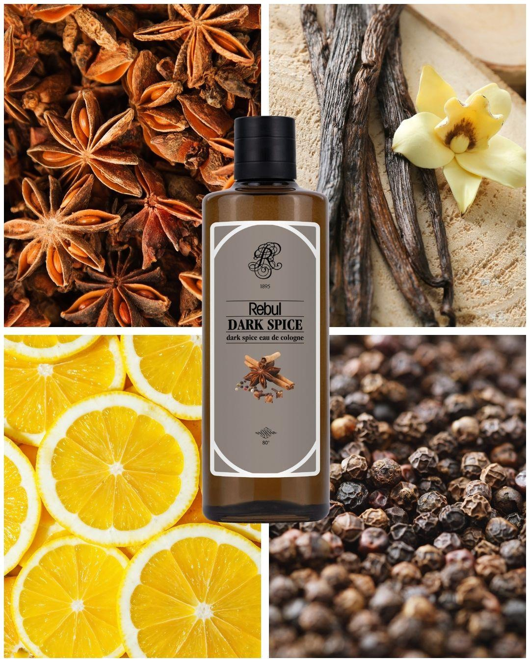 Rebul Dark Spice EDC Kolonya 250 ml 2'li Set