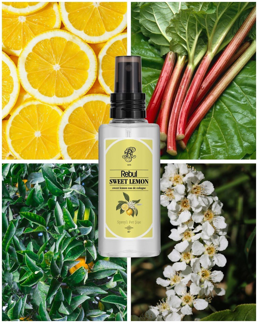 Rebul Sweet Lemon EDC Kolonya 125 ml Pet Şişe