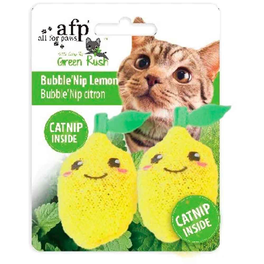 AFP Kedi Oyuncağı Green Peluş Limon 2'li 847922024277 Amazon Pet Center