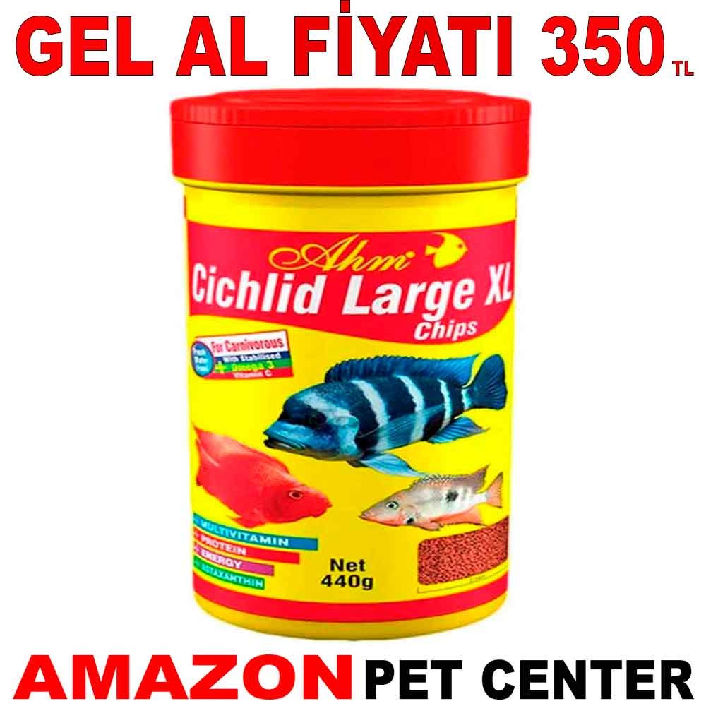 AHM Cichlid Large XL Chips 1 LT Akvaryum Balık Yemi Gel Al 21924002 Amazon Pet Center