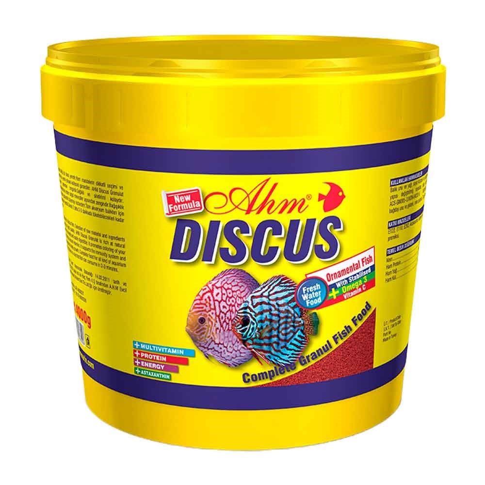 AHM Discus Granulat Balık Yemi 4 Kg 8699375333008 Amazon Pet Center