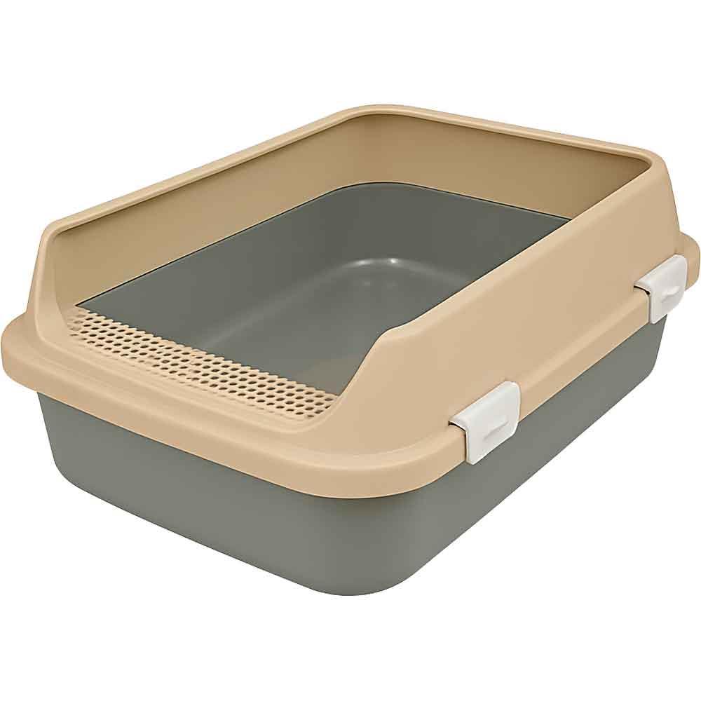 Amazon Açık Izgaralı Kedi Tuvaleti Bej M 22477002 Amazon Pet Center