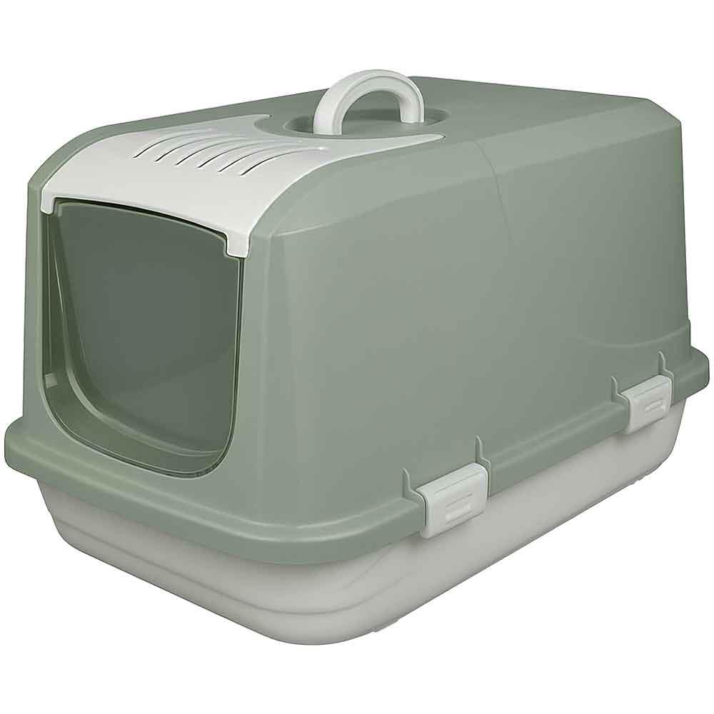 Amazon Kapalı Kedi Tuvaleti Haki M 22472007 Amazon Pet Center