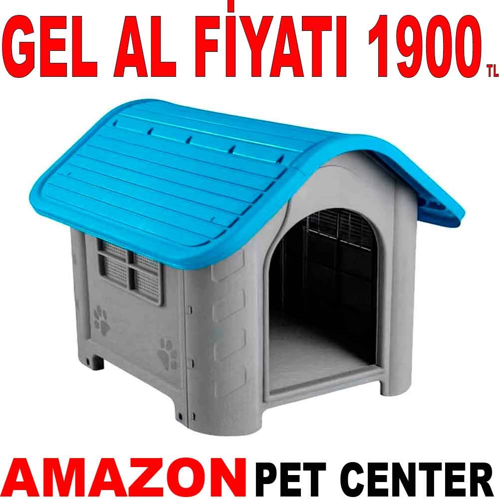 Amazon Petjoy Plastik Köpek Kulübesi Mavi Gel Al 35000723 Amazon Pet Center