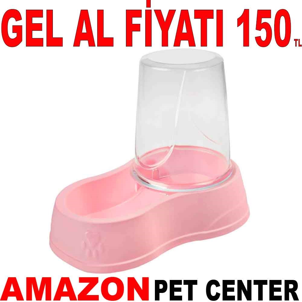 Amazon Rezerveli Mama Su Kabı 1,5 Lt Pembe Gel Al 35013143 Amazon Pet Center
