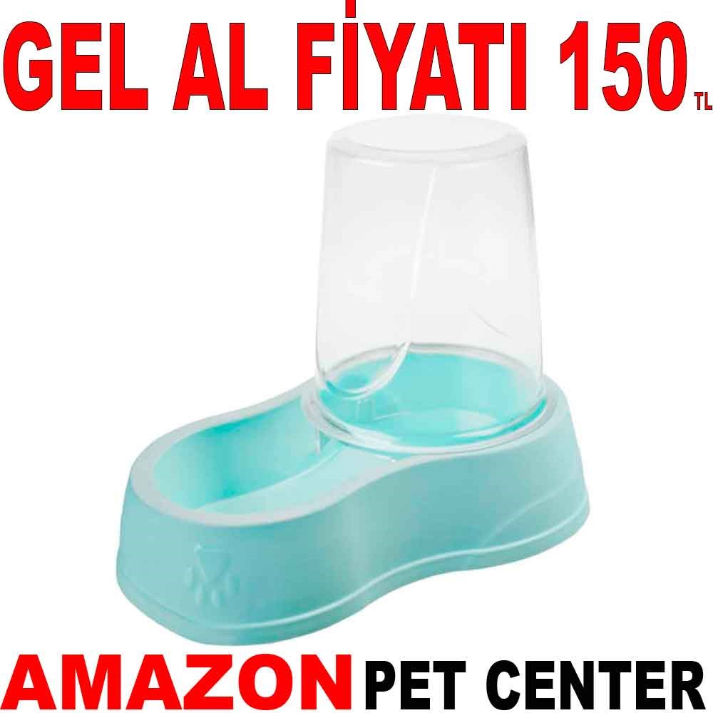 Amazon Rezerveli Mama Su Kabı 1,5 Lt Yeşil Gel Al 35013136 Amazon Pet Center