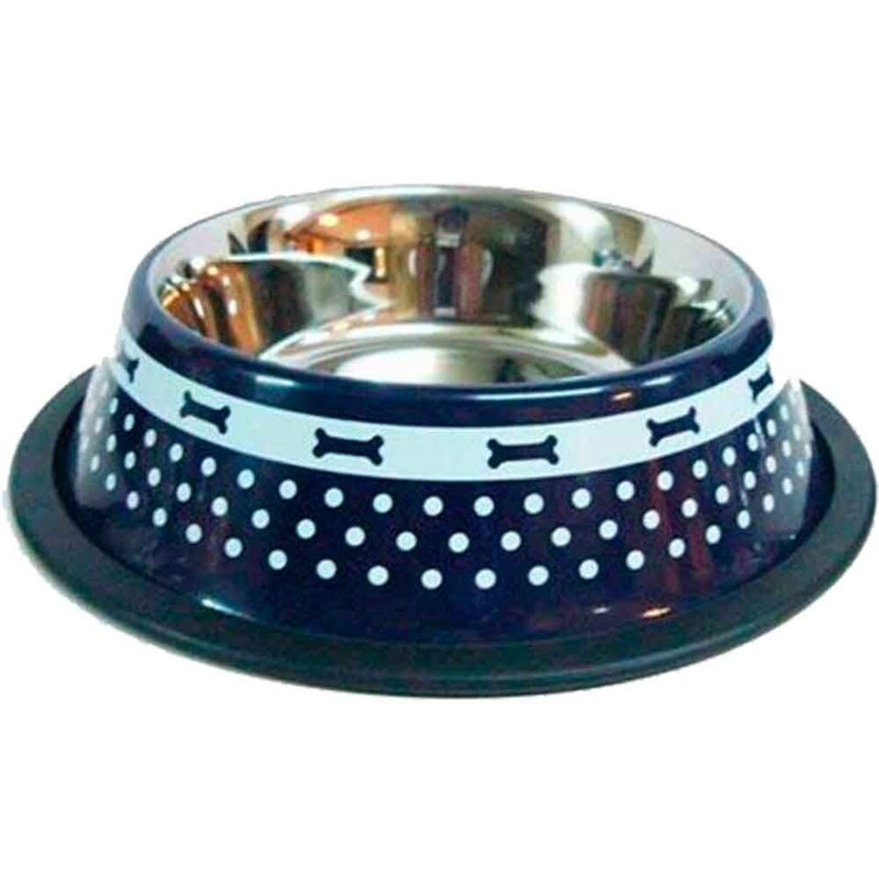 Ankur Desenli Mama Kabı 96 Oz 8699004221201 Ankur Çelik Köpek Mama Ve Su Kapları Amazon Pet Center