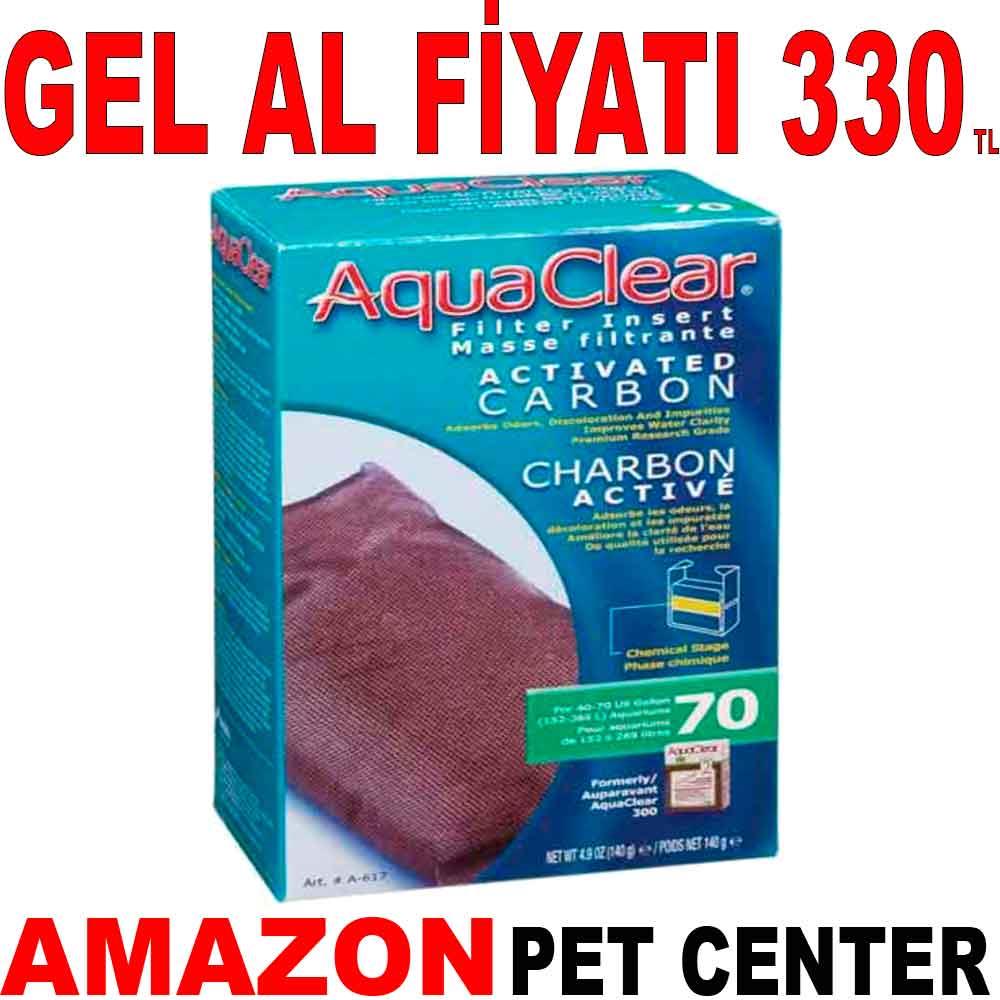 Aqua Clear 70 Akvaryum Filtresi Malzemesi Aktif Karbon 140 Gr 35002710 Amazon Pet Center