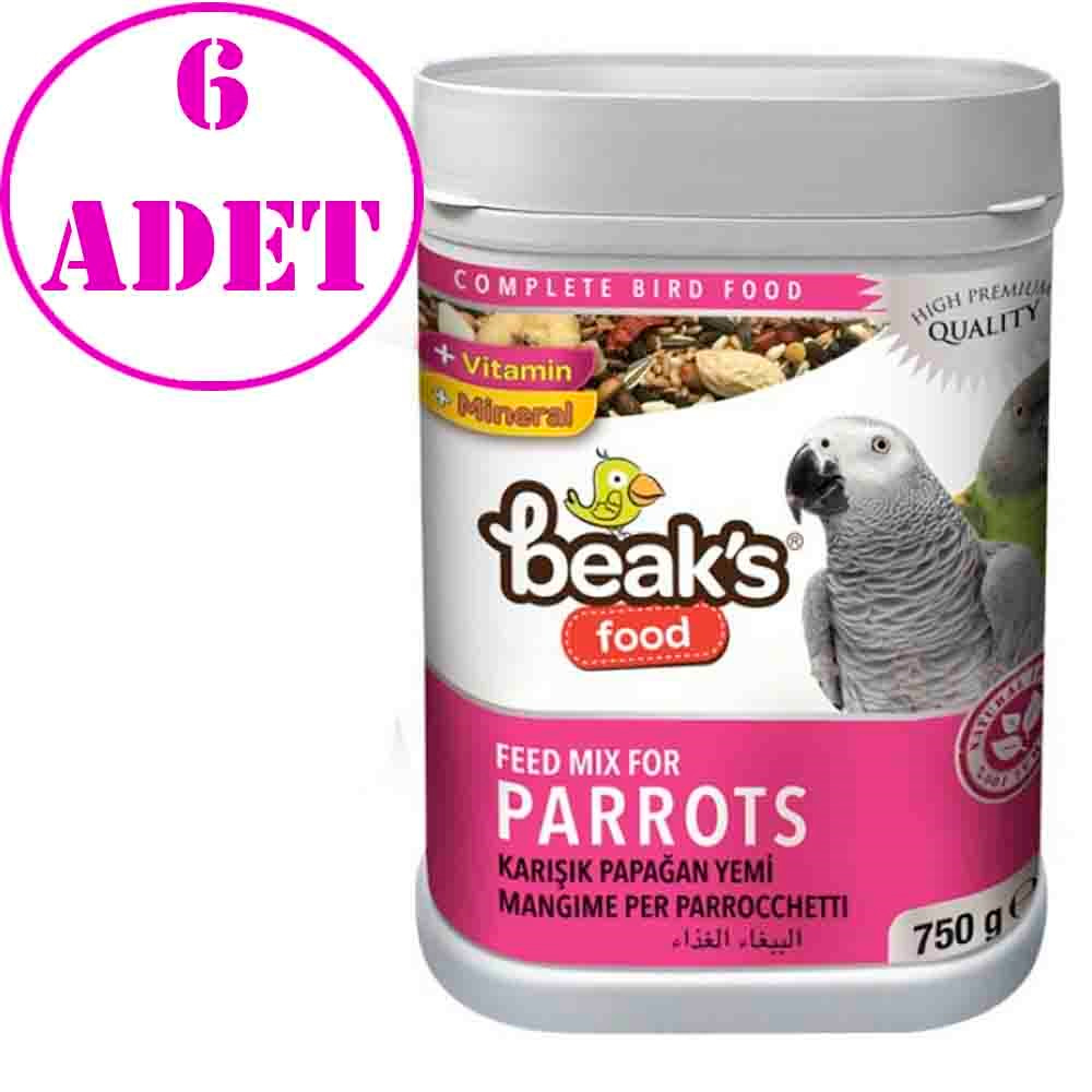 Beaks Karışık Papağan Yemi 750 gr 6 AD 32121889 Amazon Pet Center