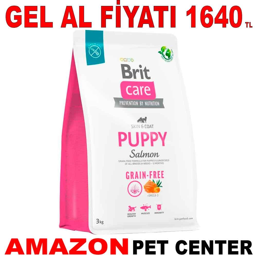 Brit Care Tahılsız Somonlu Yavru Köpek Maması 3 Kg Gel Al 18108002 Amazon Pet Center