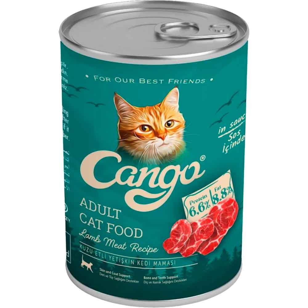 Cango Yetişkin Yaş Kedi Maması Etli 415 Gr 8681889062307 Amazon Pet Center
