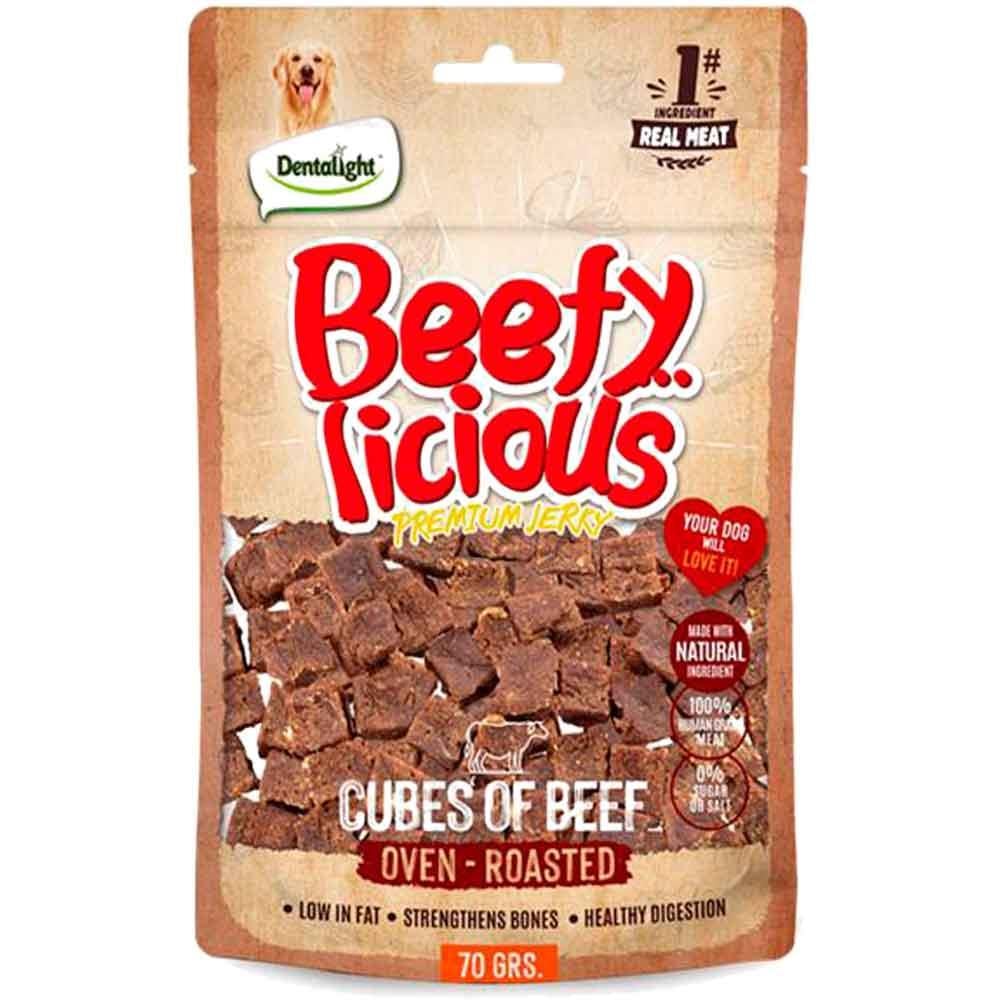 Dentalight Beefy Cube Sığır Etli Köpek Ödül Küpleri 70 Gr 6942133313500 Amazon Pet Center