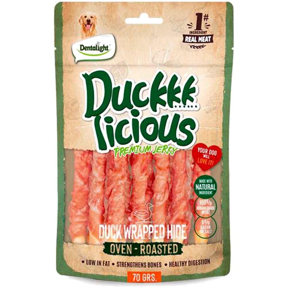 Dentalight Duck Jerky Ördek Etli Deri Sarılı Köpek Ödül Maması 70 Gr 6942133313425 Amazon Pet Center