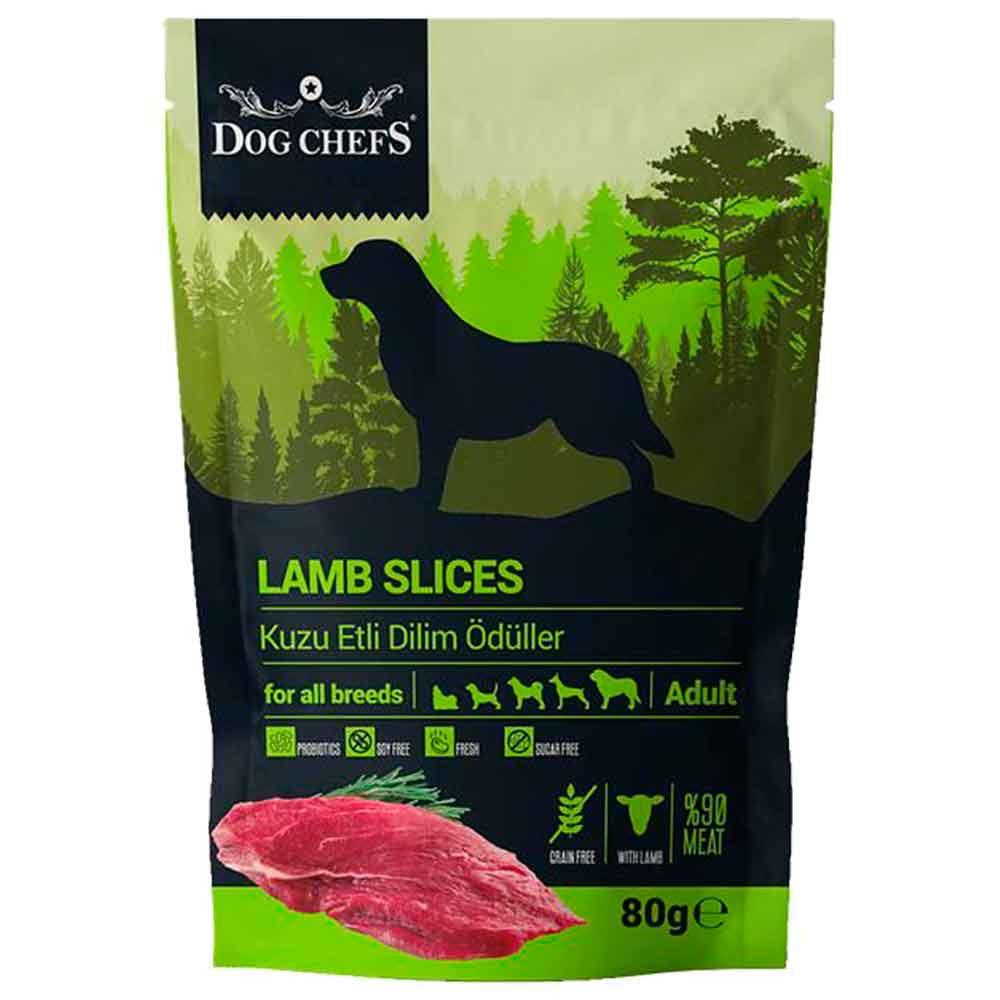 Dog Chefs Lamb Slices Kuzu Etli Dilim Tahılsız Köpek Ödülü 80 Gr 8699004265021 Amazon Pet Center