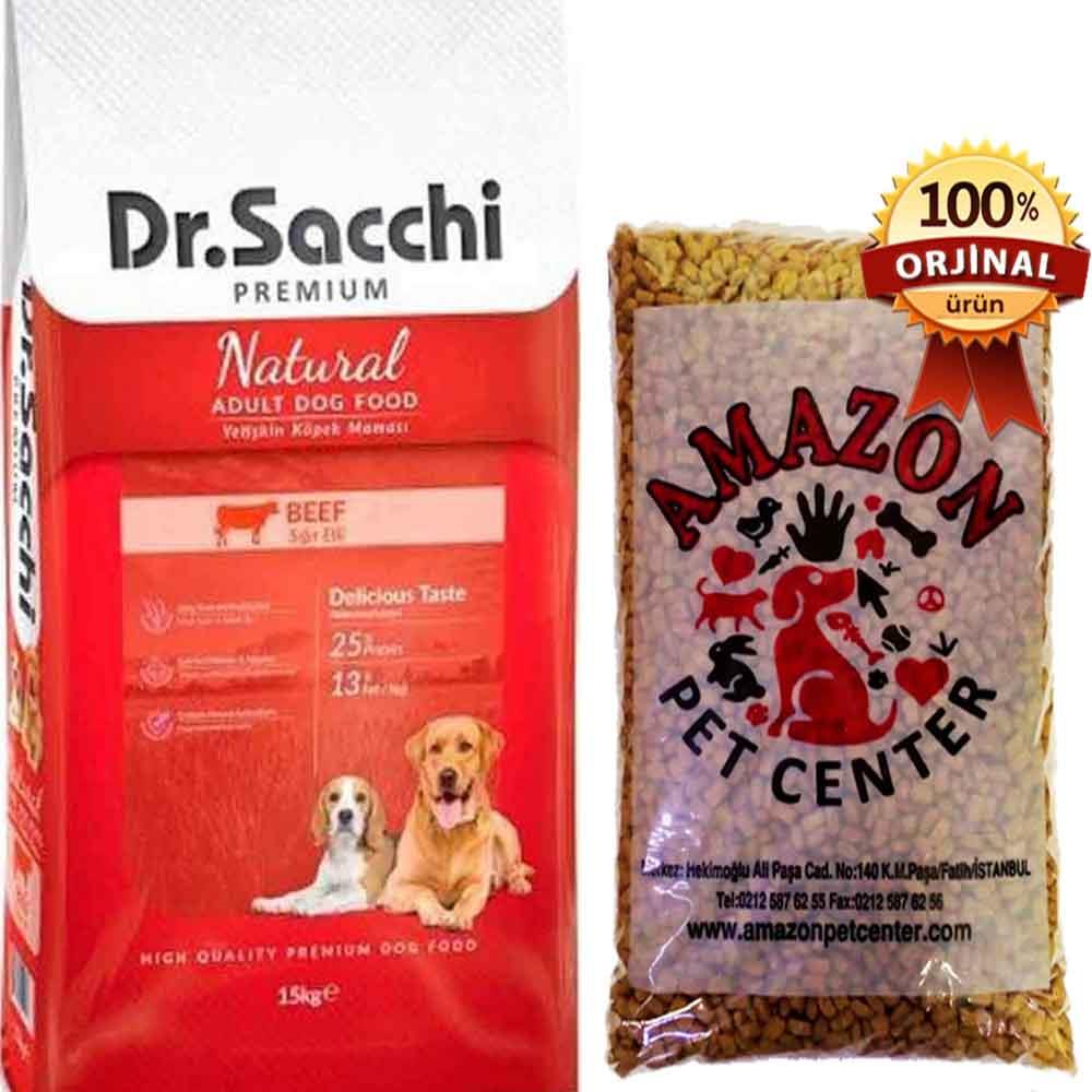 Dr.Sacchi Sığır Etli Köpek Maması Açık 1 Kg 32132649 Amazon Pet Center