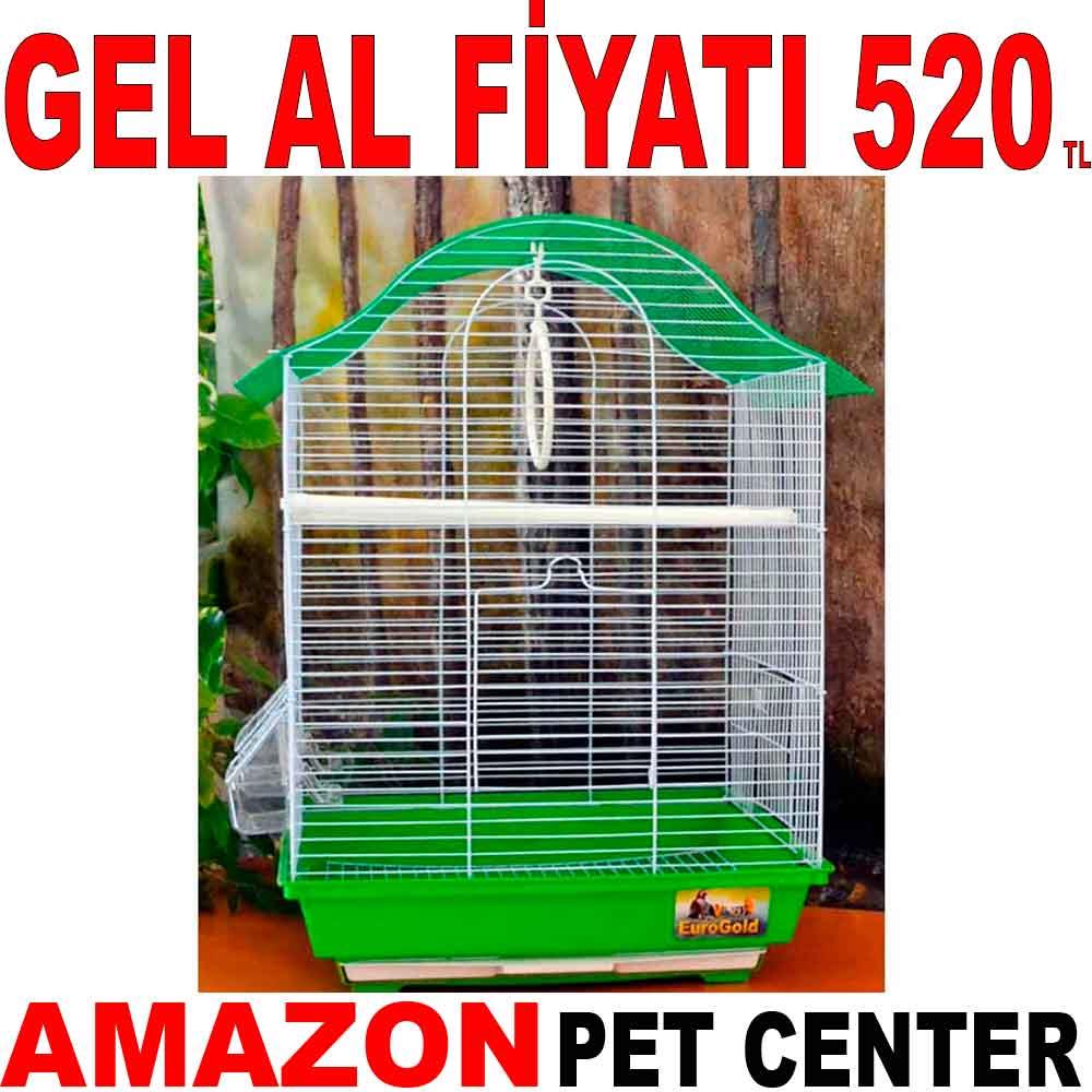 Euro Gold Muhabbet Kuşu Kafesi Renkli 1218A 18248005 Amazon Pet Center
