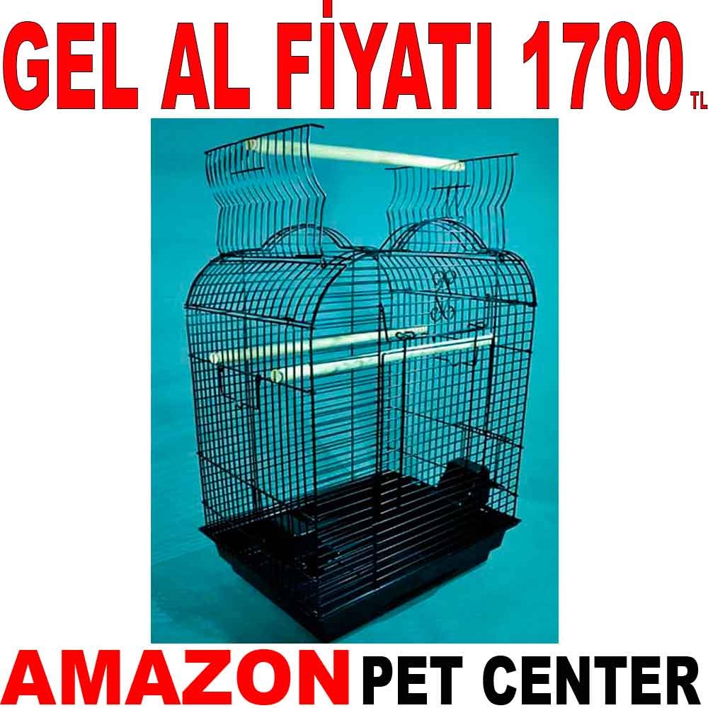 Euro Gold Papağan Kafesi Oval Çatılı Siyah Gel Al 18242003 Amazon Pet Center
