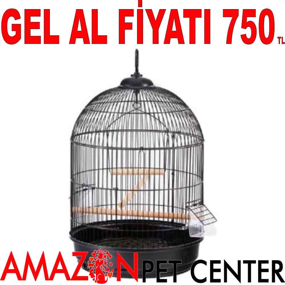 EuroGold Yuvarlak Salon Kafesi Siyah (ø34x55 cm) 21988004 Amazon Pet Center