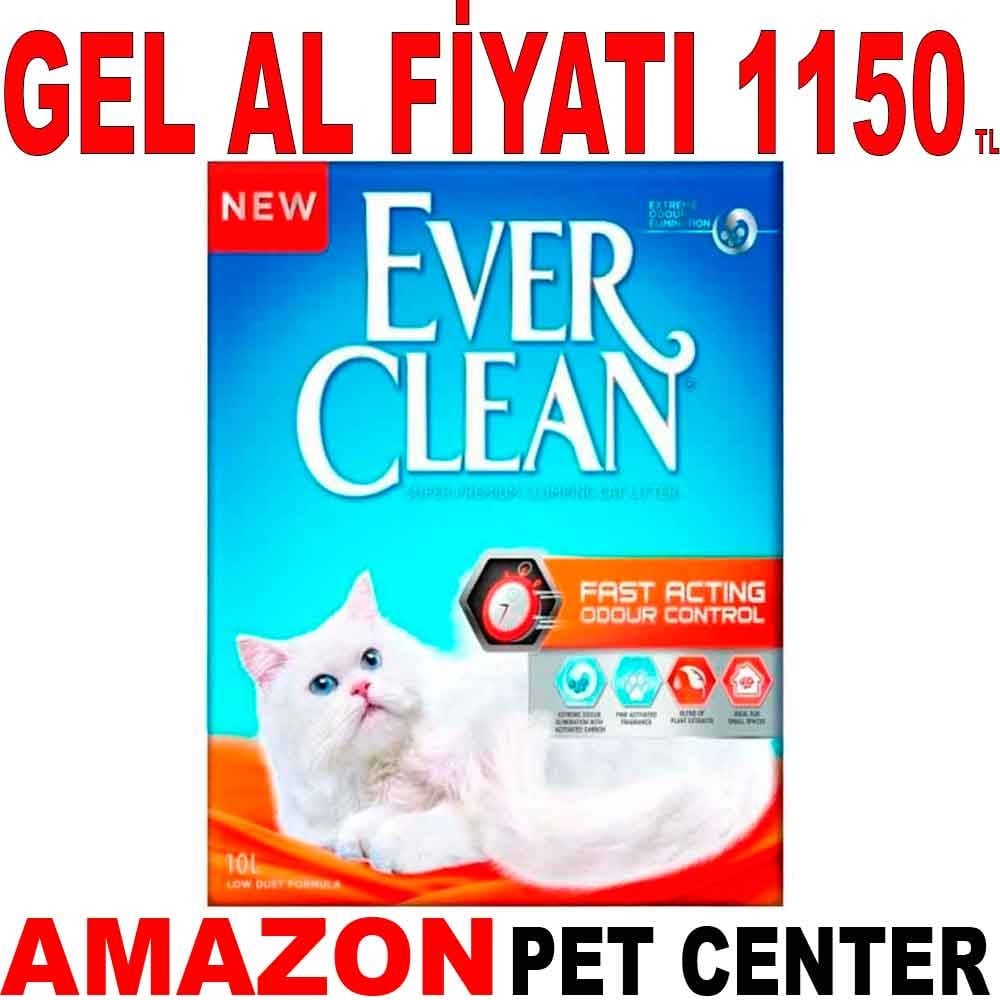 Ever Clean Fast Acting Odour Control Hızlı Koku Etkili Kedi Kumu 10 Lt Gel Al 19493008 Amazon Pet Center