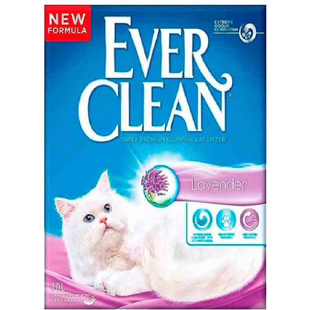 Ever Clean Lavander Topaklaşan Kedi Kumu 10 Lt 5060255492291 Ever Clean Doğal Kedi Kumları Amazon Pet Center