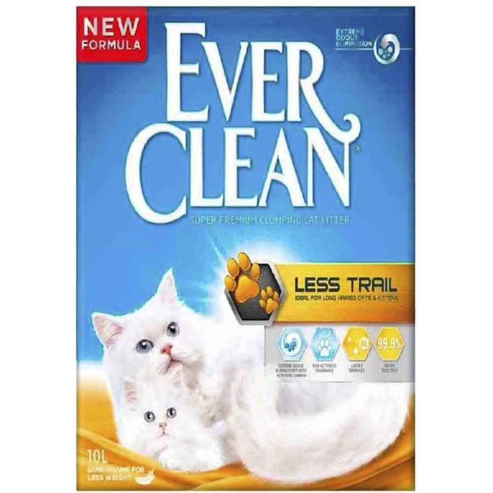 Ever Clean Less Trail Patilere Yapışmayan Kedi Kumu 10 lt 5060412214117 Ever Clean Doğal Kedi Kumları Amazon Pet Center
