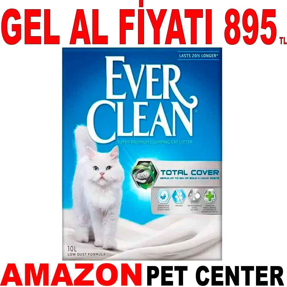 Ever Clean Total Cover Koku Önleyici Kedi Kumu 10 Lt Gel Al 19496009 Amazon Pet Center