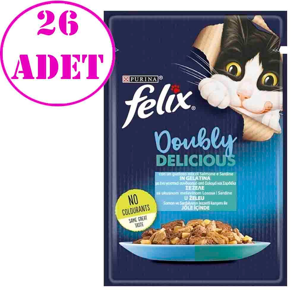 Felix Somon Sardalya Kedi Pouch 85 gr 26 AD 32131321 Amazon Pet Center