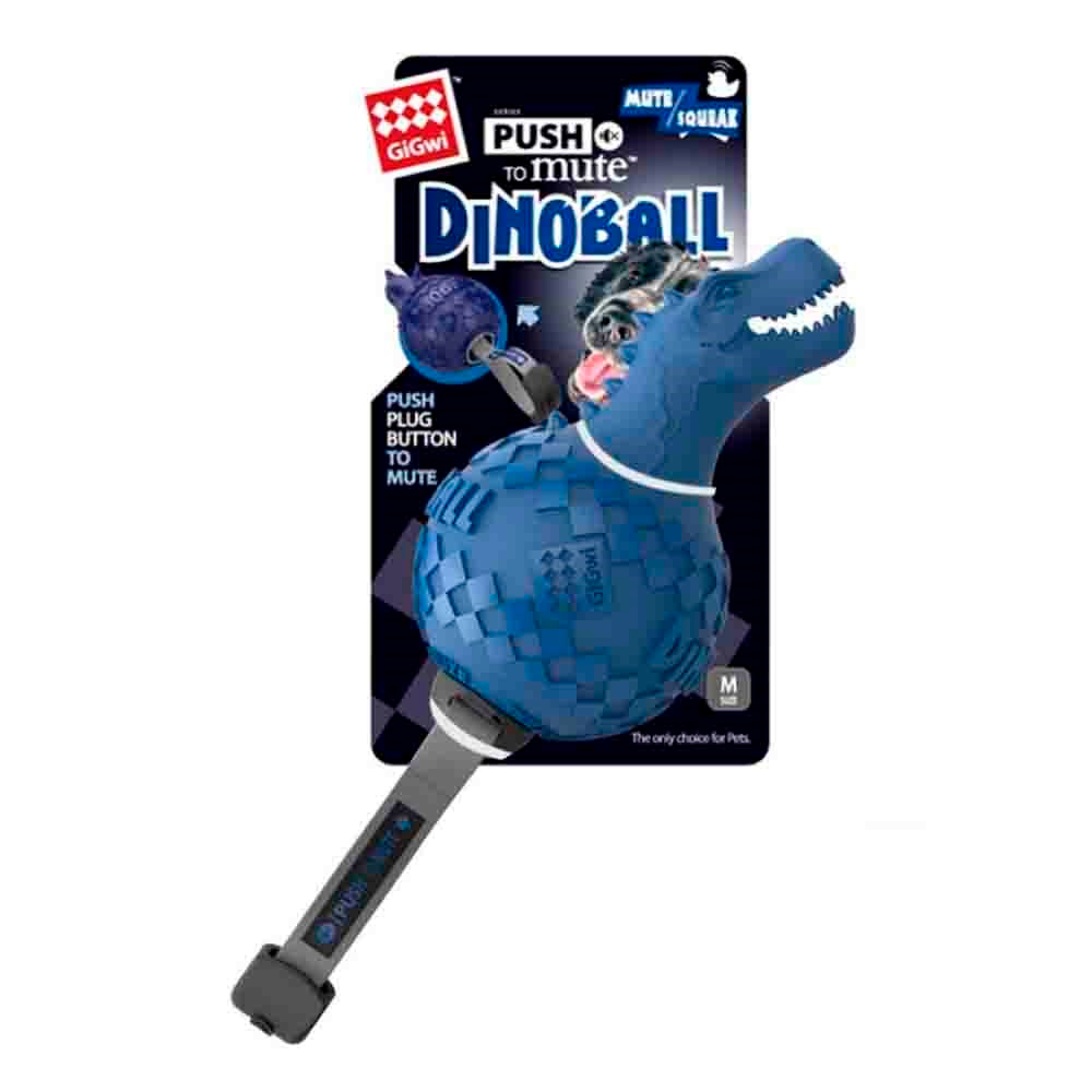 Gigwi Köpek Oyuncağı Dinoball Dinazor Mavi Sesli 846295064798 Gigwi Köpek Ödül ve Oyun Topları Amazon Pet Center