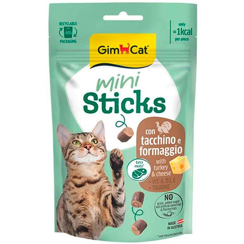 GimCat Kedi Ödülü Hindili ve Peynirli Mini Sticks 50 Gr 4002064422275 Amazon Pet Center