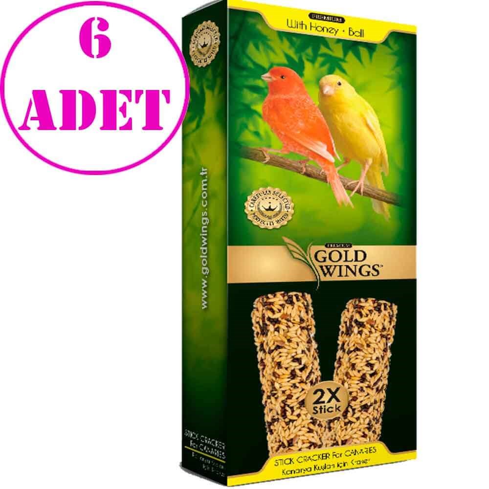 Gold Wings Premium Ballı Kanarya Krakeri Kutu 2'li Paket 6 AD 32126709 Gold Wings Premium Kuş Krakerleri Amazon Pet Center
