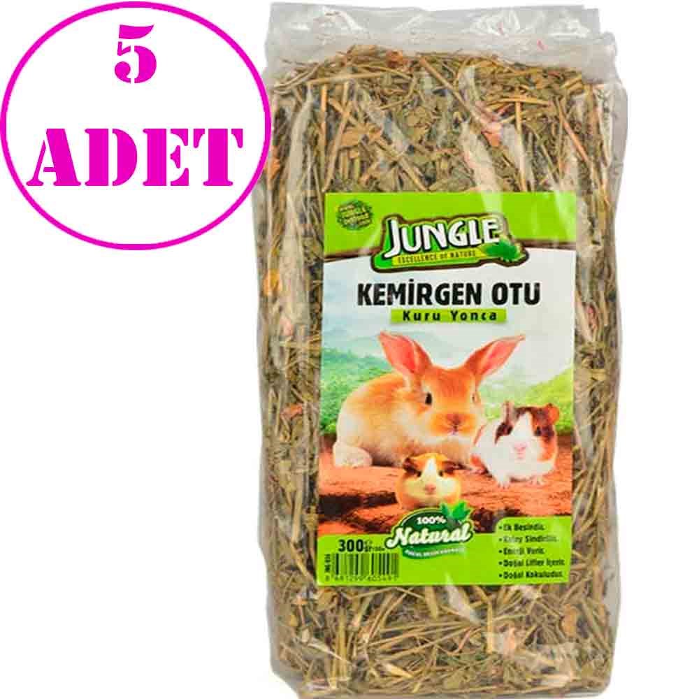 Jungle Eko Kuru Yonca Kemirgen Otu 300 Gr 5 AD 32126921 Jungle Tavşan Yemleri Amazon Pet Center