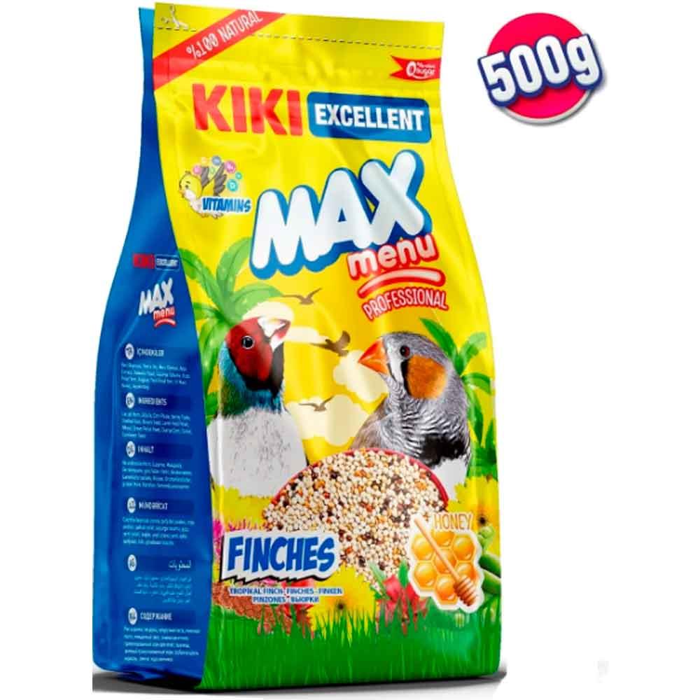 Kiki Excellent Max Menu Tropikal Finç Yemi 500 Gr 8683762341219 Amazon Pet Center