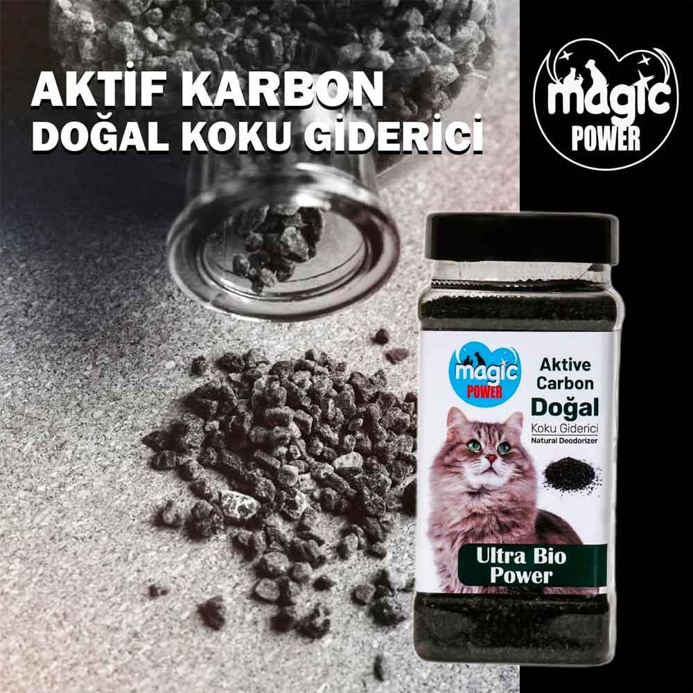Magic Power Aktif Karbon Kedi Kumu Koku Giderici 120 Gr 8684076543429 Amazon Pet Center